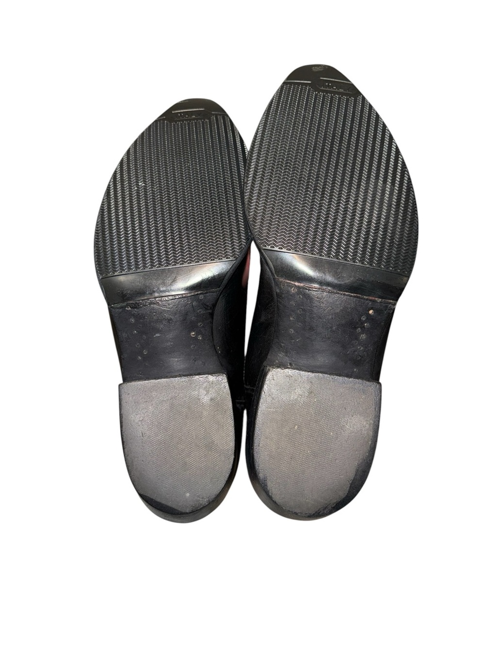 Lucchese Cowboy Boots Mens 9.5 Black Leather Western Pull‎ On Pointed Toe USA - Picture 9 of 12